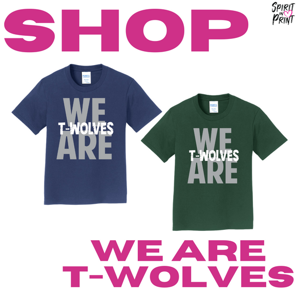 Reagan We Are T-Wolves Tees