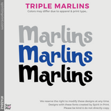 Basic Core Long Sleeve - Athletic Heather (Triple Marlins #143842)