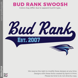 Basic Tee - Athletic Heather (Bud Rank Swoosh #143886)