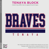 3/4 Sleeve Baseball Tee - Heather Grey / Navy (Tenaya Block #143918)