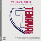 3/4 Sleeve Baseball Tee - Heather Grey / Navy (Tenaya Split #143919)