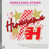 3/4 Sleeve Baseball Tee - White / Black (Hirayama Stars #143931)