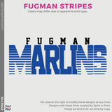 3/4 Sleeve Baseball Tee - White / Black (Fugman Stripes #143948)