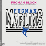 3/4 Sleeve Baseball Tee - White / Black (Fugman Block #143949)