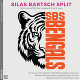 3/4 Sleeve Baseball Tee - White / Black (Silas Bartsch Split #143951)