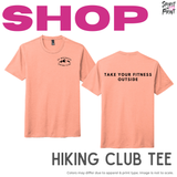 W6 Hiking Club Tee - Dusty Peach