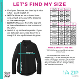 1/4 Zip Long Sleeve - Black or Grey (Reedley Softball)