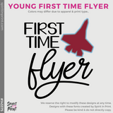 Unisex Vintage Tee - Grey Frost (Young Flyer #143375)