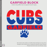 Heathered Dri-Fit Tee - Scarlet (Garfield Block #143382)