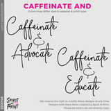 Vintage Tee - Black (Caffeinate And #143533)