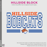 3/4 Sleeve Baseball Tee - Heather Grey / Navy (Hillside Block #143616)