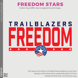 Vintage Tee - Red Frost (Freedom Stars #143634)