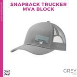 Snapback Trucker Cap- Grey