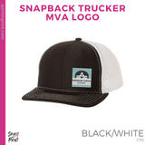 Snapback Trucker Cap- Black/White