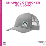 Snapback Trucker Cap- Grey