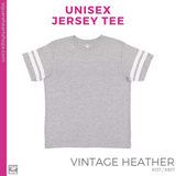Unisex Jersey Tee - Vintage Heather (Garfield Newest #143013)