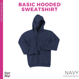 Basic Hoodie - Navy (St. Anthony's Raider #143437)