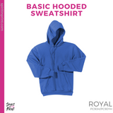 Basic Hoodie - Royal (Mountain View Arch #143389)