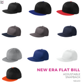 New Era Flat Bill Snapback