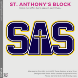 Basic Tee - Athletic Heather (St. Anthony's Block #143435)