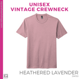 Vintage Tee - Heathered Lavender (Nursing Retired #143511)