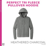 Unisex District Perfect Tri Fleece Pullover Hoodie - Heathered Charcoal (Mission Vista Academy Block #143681)