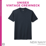 Vintage Tee - New Navy (Nursing Retired #143511)