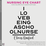 Vintage Tee - Classic Red (Nursing Eye Chart #143510)