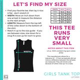 Girly Tank Top - Navy