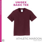 Basic Tee - Maroon (Polk Mascot #143537)