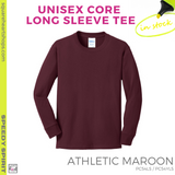 Basic Core Long Sleeve Tee - Maroon