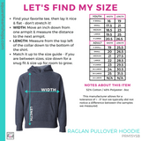 Raglan Pullover Hoodie - Black