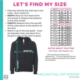 Raglan Full-Zip Hoodie - Black