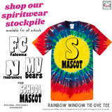 Window Tie-Dye Tee - Rainbow (Stockpile #143541)