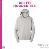 Dri-Fit Hooded Tee - Silver (Oraze Checkerboard #143385)