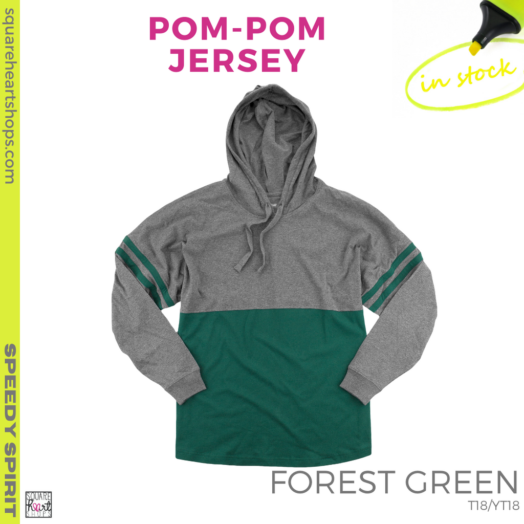 Hooded pom pom jersey online