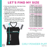 Girly Powder Puff - Navy