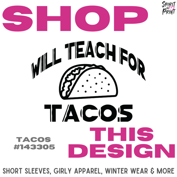 Will Teach For Tacos