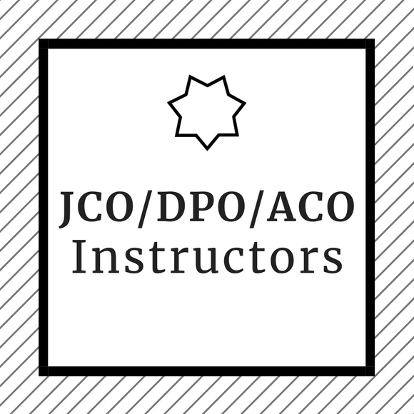 JCO/DPO/ACO Core Instructors