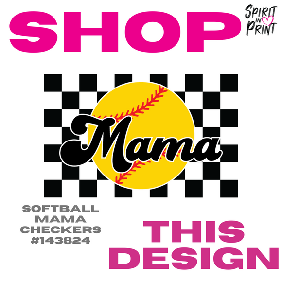 Softball Mama Checkers (#143824)