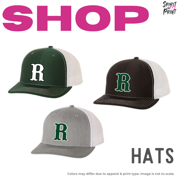 Hats - Black, Green or Grey (Reedley Softball)