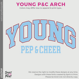 Long Sleeve Tee - Black (Young Pep & Cheer)