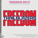 Full-Zip Hoodie - Red (Freedom Split #143724)