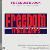 Full-Zip Hoodie - Athletic Heather (Freedom Block #143727)