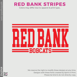 Crewneck Sweatshirt - Red (Red Bank Stripes #143743)