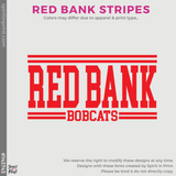 Crewneck Sweatshirt - Black (Red Bank Stripes #143743)