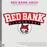 Crewneck Sweatshirt - Red (Red Bank Arch #143745)