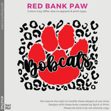 Crewneck Sweatshirt - Red (Red Bank Paw #143746)