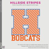 Hoodie - Athletic Grey (Hillside Stripes #143752)
