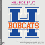 Crewneck Sweatshirt - Royal (Hillside Split #143755)